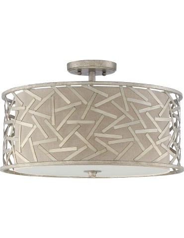 Quoizel Jarvis Wisząca E27 3xMAX 60W Srebrny QZS-JV2820OS - produkt 2