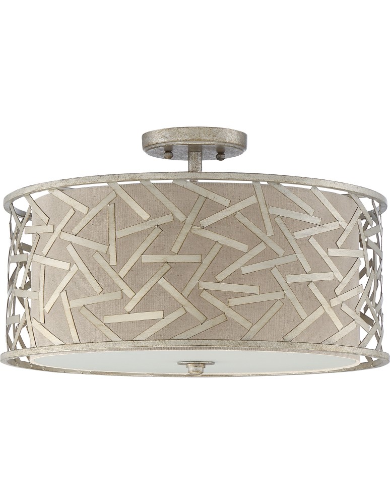 Pendant lamps - Quoizel Jarvis Pendant E27 3xMAX 60W Silver QZS-JV2820OS - product kolory-swiatla.pl 2