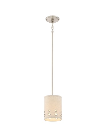 Quoizel Park Avenue Pendant E27 1xMAX 60W Nickel QZS-LWS3233C1