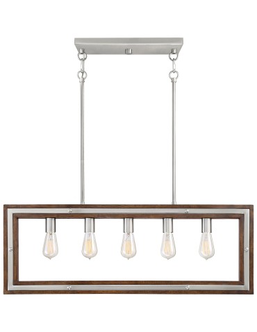 Quoizel Westerly Pendant E27 5xMAX 60W Nickel QZS-WTY536BN - product 2