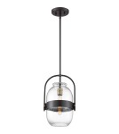 Pendant lamps - Quoizel Graz Pendant E27 1xMAX 60W Brown QZS-QPP3401WT - product 1