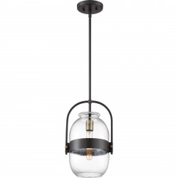 Quoizel Graz Wisząca E27 1xMAX 60W Brązowy QZS-QPP3401WT