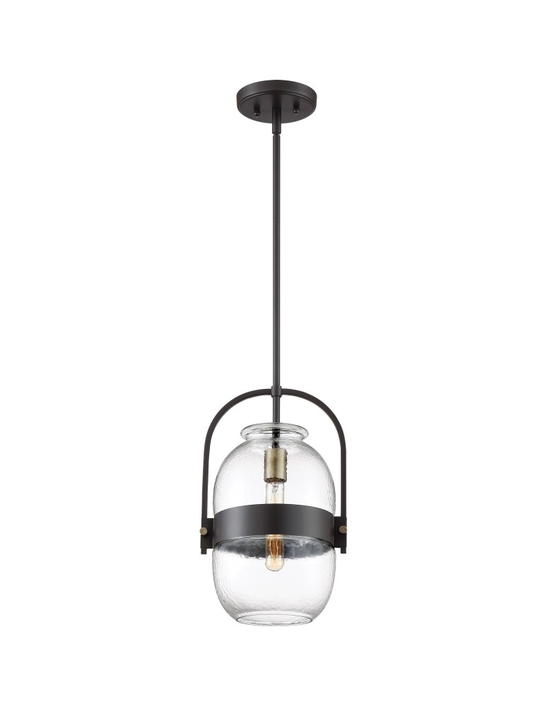 Pendant lamps - Quoizel Graz Pendant E27 1xMAX 60W Brown QZS-QPP3401WT - product kolory-swiatla.pl 1