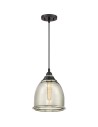 Quoizel Piccolo Pendant E27 1xMAX 60W Black QZS-QPP2818K