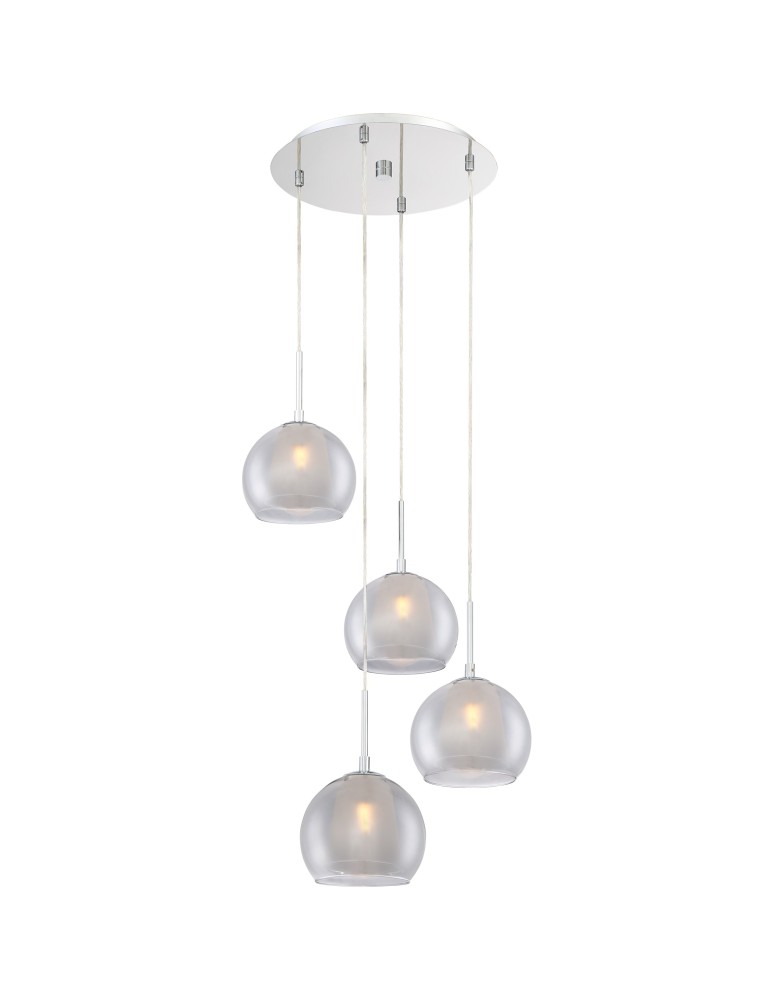 Pendant lamps - Quoizel Piccolo Pendant G9 4xMAX 60W Chrome QZS-QPP2137C - product kolory-swiatla.pl 1