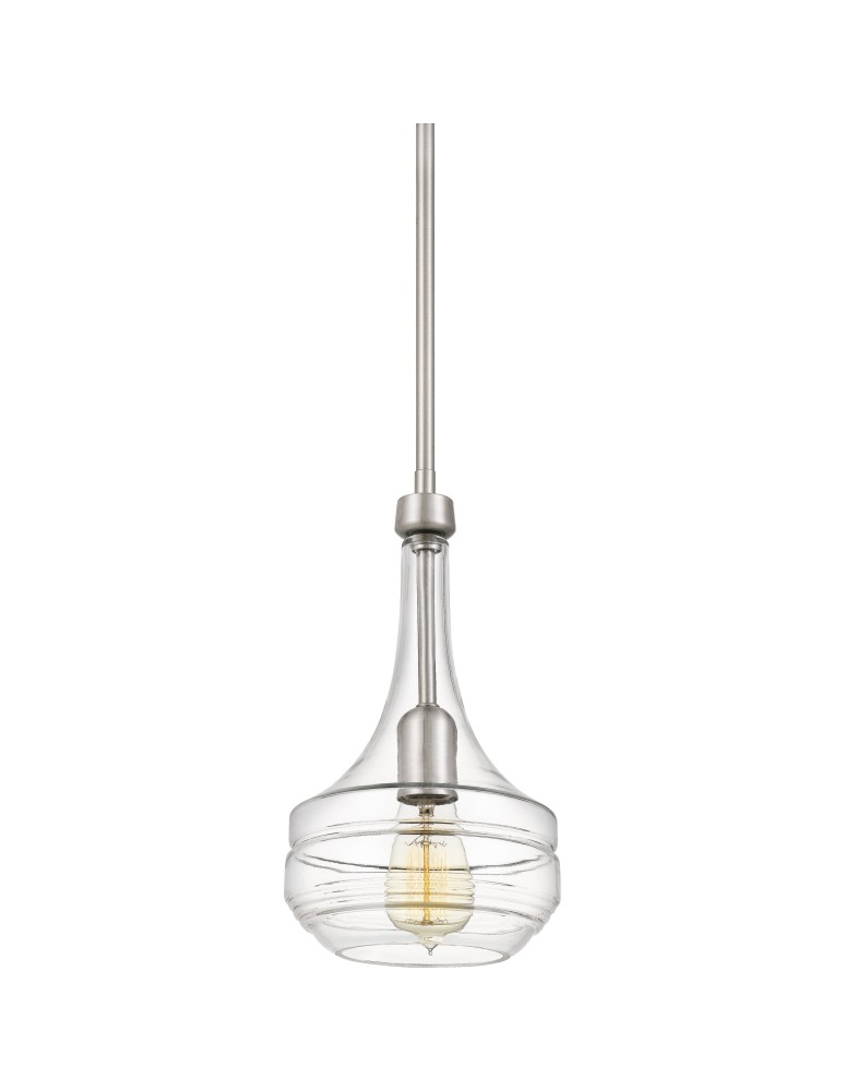 Pendant lamps - Quoizel Vienna Hanging E27 1xMAX 60W Nickel QZS-ASH28888A - product kolory-swiatla.pl 2