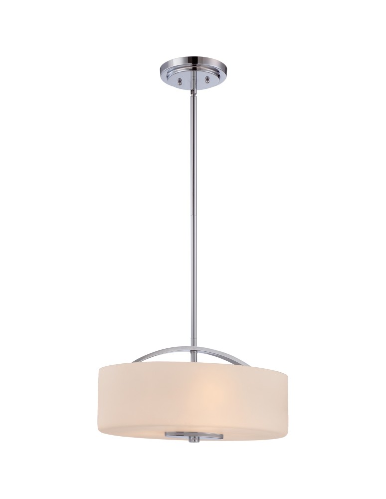 Pendant lamps - Quoizel Madelyn Pendant E27 3xMAX 60W Chrome QZS-TST0957G - product kolory-swiatla.pl 1