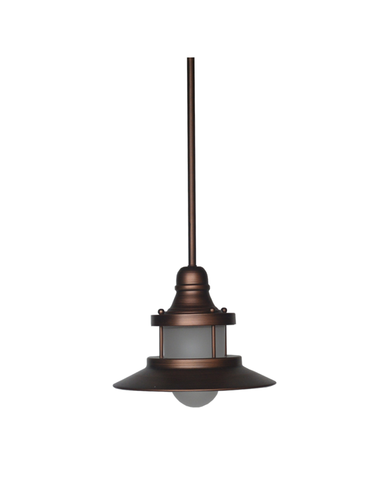 Pendant lamps - Quoizel Linz Pendant G9 1xMAX 60W Copper QZS-QP3117A1 - product kolory-swiatla.pl 1
