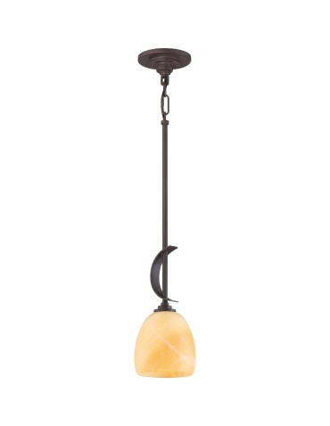 Quoizel Salzburg Pendant E27 1xMAX 60W Brown QZS-TST2520C