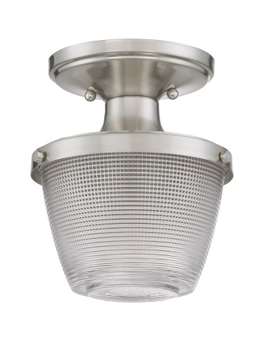 Quoizel Dublin Plafon E27 1xMAX 60W IP44 Nikiel QZS-DBN1707BN - produkt 2