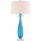Quoizel Ocean Blue Lampa stołowa E27 2xMAX 60W Niebieski QZS-Q2314T