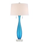 Classic table lamps - Quoizel Ocean Blue E27 table lamp 2xMAX 60W Blue QZS-Q2314T. - product 1
