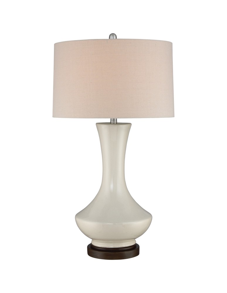 Classic table lamps - Quoizel Ivory Table Lamp E27 1xMAX 60W Ivory QZS-Q2609T - product kolory-swiatla.pl 1