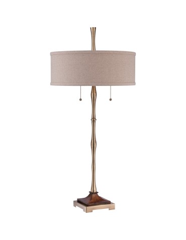 Quoizel Hickman E27 table lamp 2xMAX 60W Brown QZS-CKHM1879T. - product 2