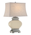 Classic table lamps - Quoizel Bray Table Lamp E27 1xMAX 60W Cream/Grey QZS-Q1915T - product 1