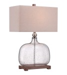 Table lamps with lampshade - Quoizel Brookmont Table Lamp E27 1xMAX 60W Nickel QZS-CKBT1863T - product 1