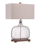 Table lamps with lampshade - Quoizel Brookmont Table Lamp E27 1xMAX 60W Nickel QZS-CKBT1863T - product 2