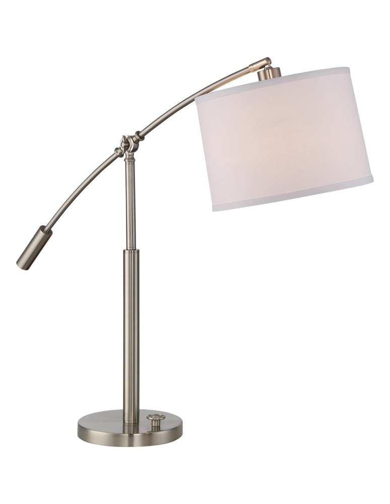 Table lamps with lampshade - Quoizel Clift Table Lamp E14 1xMAX 60W Nickel QZS-CFT6330BN - product kolory-swiatla.pl 1
