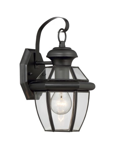 Quoizel Brayden Outdoor Wall lamp E27 1xMAX 60W Black QZS-LWS1204B