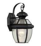 Outdoor wall lamps - Quoizel Newberry Outdoor Wall lamp E27 1xMAX 60W Black QZS-NY8407K - product 1