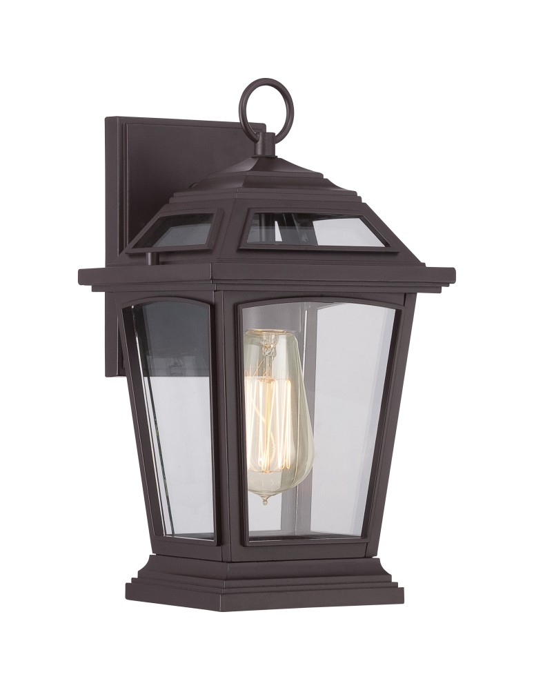 Outdoor wall lamps - Quoizel Ridge Outdoor Wall lamp E27 1xMAX 60W Brown QZS-RGE8407WT - product kolory-swiatla.pl 1