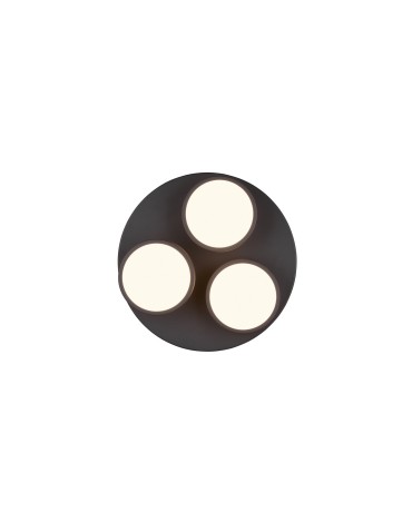 TRIO FRANKLIN Sufitowa LED 3x8W 3000K 1000lm Ściemnialna antracyt 626510342 - produkt 2
