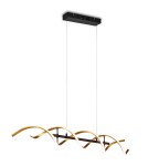 LED pendant lamps - TRIO SEQUENCE LED Pendant 1x45W 2300-4000K 5600lm Dimmable Gold 341810208 - product 1