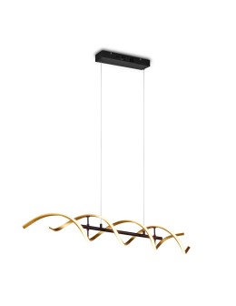 TRIO SEQUENCE Wisząca LED 1x45W 2300-4000K 5600lm Ściemnialna złoty 341810208 - produkt 2