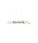 LED pendant lamps - TRIO SEQUENCE LED Pendant 1x45W 2300-4000K 5600lm Dimmable Gold 341810208 - product 12