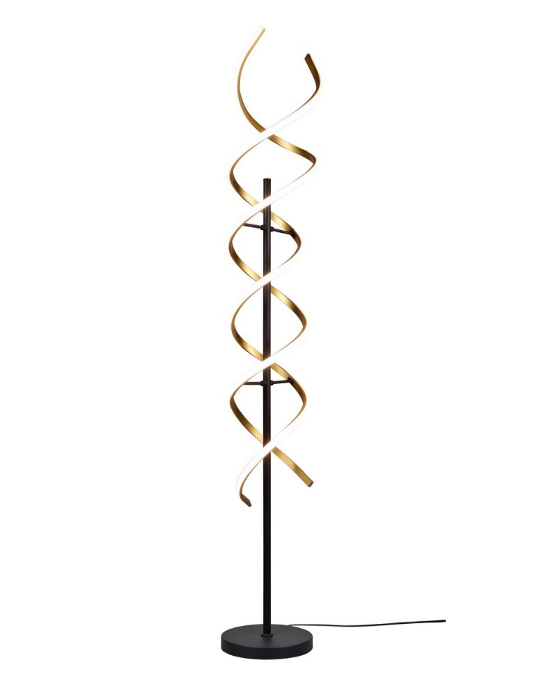 LED floor lamps - TRIO SEQUENCE Floor LED 1x32W 2300-4000K 4000lm Dimmable Gold 441810208 - product kolory-swiatla.pl 1