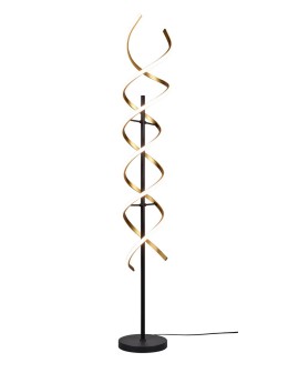 TRIO SEQUENCE Podłogowa LED 1x32W 2300-4000K 4000lm Ściemnialna złoty 441810208