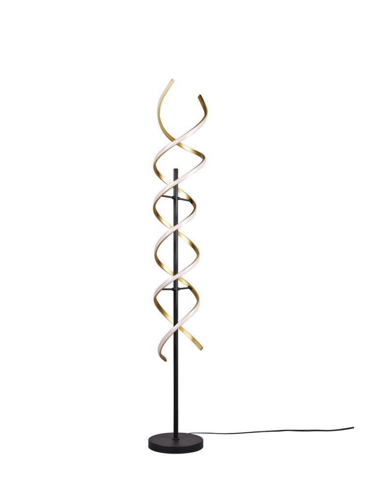 LED floor lamps - TRIO SEQUENCE Floor LED 1x32W 2300-4000K 4000lm Dimmable Gold 441810208 - product kolory-swiatla.pl 4
