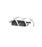 Modern wall lamps - TRIO SEQUENCE Wall-mounted LED 1x22W 2300-4000K 2800lm Dimmable silver/black 241810205 - product 6