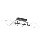 Modern ceiling lamps - TRIO SEQUENCE LED Ceiling 1x41W 2300-4000K 5000lm Dimmable silver/black 641810205 - product 1