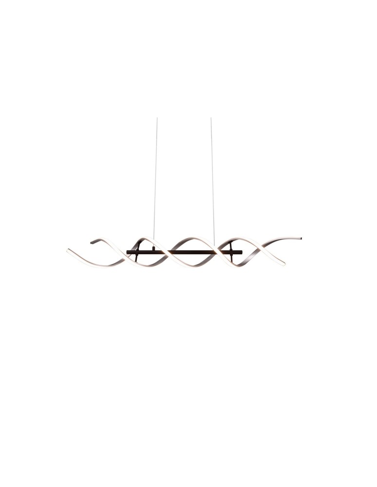 LED pendant lamps - TRIO SEQUENCE LED Pendant 1x45W 2300-4000K 5600lm Dimmable silver/black 341810205 - product kolory-swiatla.pl 6