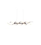 LED pendant lamps - TRIO SEQUENCE LED Pendant 1x45W 2300-4000K 5600lm Dimmable silver/black 341810205 - product 7