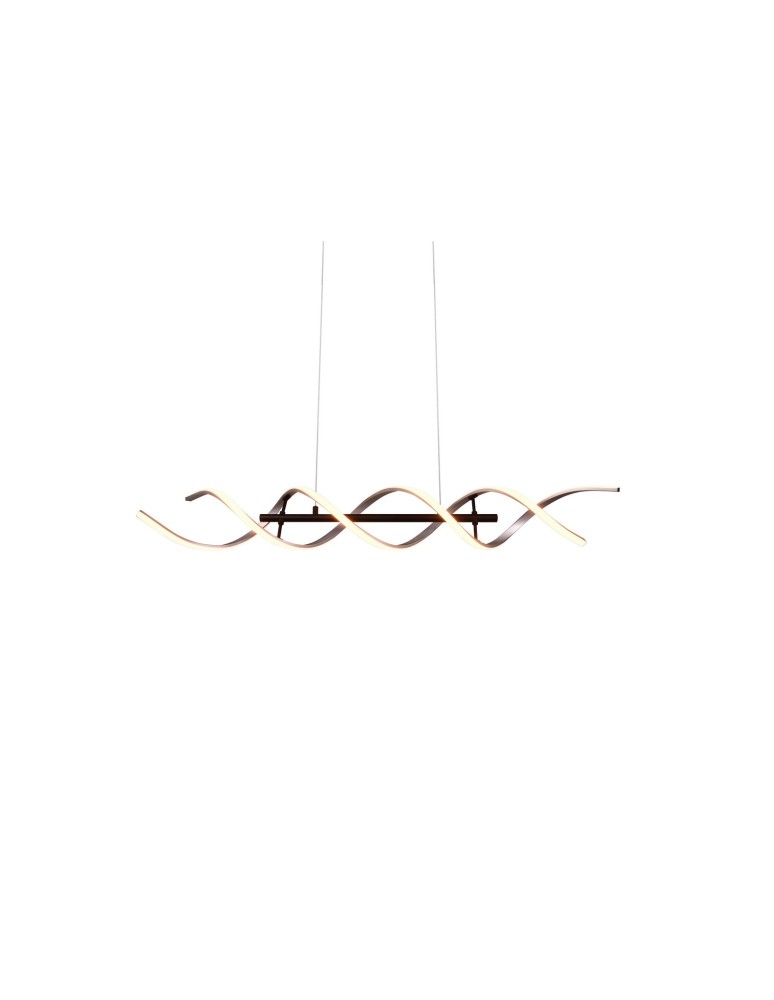 LED pendant lamps - TRIO SEQUENCE LED Pendant 1x45W 2300-4000K 5600lm Dimmable silver/black 341810205 - product kolory-swiatla.pl 7