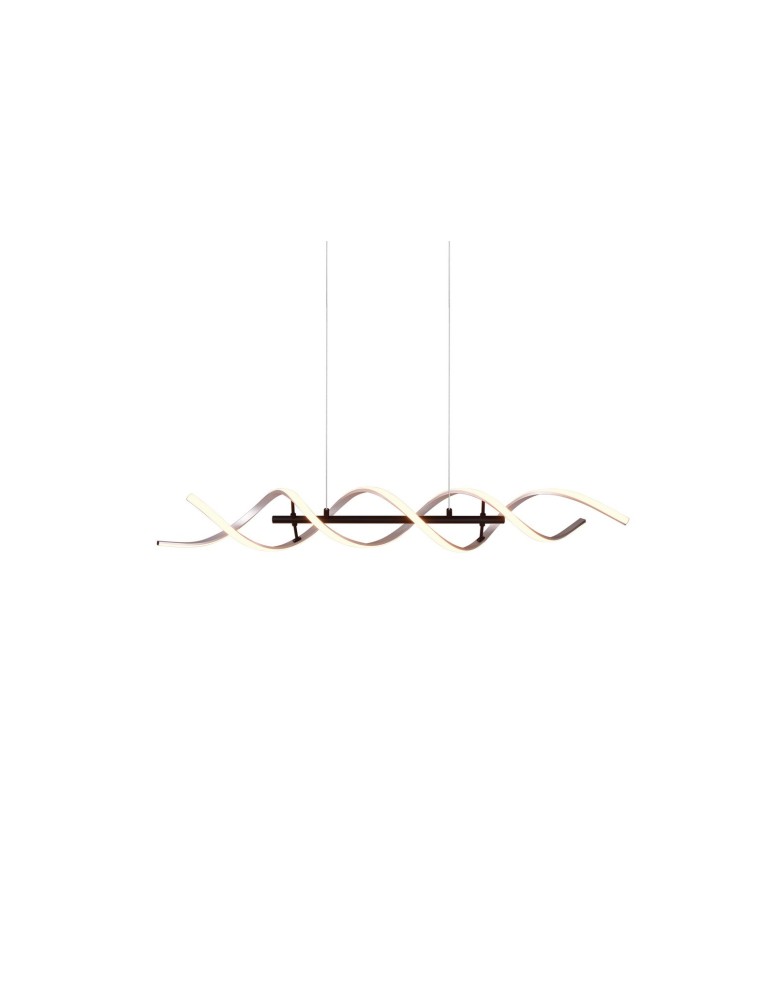 LED pendant lamps - TRIO SEQUENCE LED Pendant 1x45W 2300-4000K 5600lm Dimmable silver/black 341810205 - product kolory-swiatla.pl 9