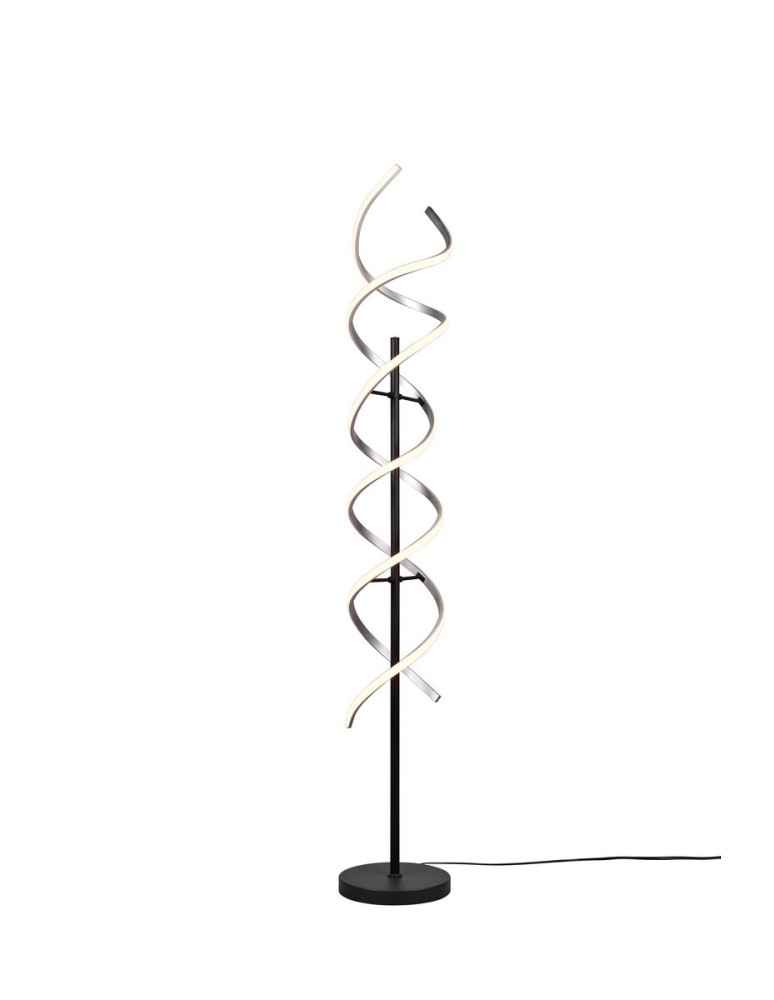 LED floor lamps - TRIO SEQUENCE Floor LED 1x32W 2300-4000K 4000lm Dimmable silver/black 441810205 - product kolory-swiatla.pl 2