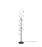 LED floor lamps - TRIO SEQUENCE Floor LED 1x32W 2300-4000K 4000lm Dimmable silver/black 441810205 - product 4