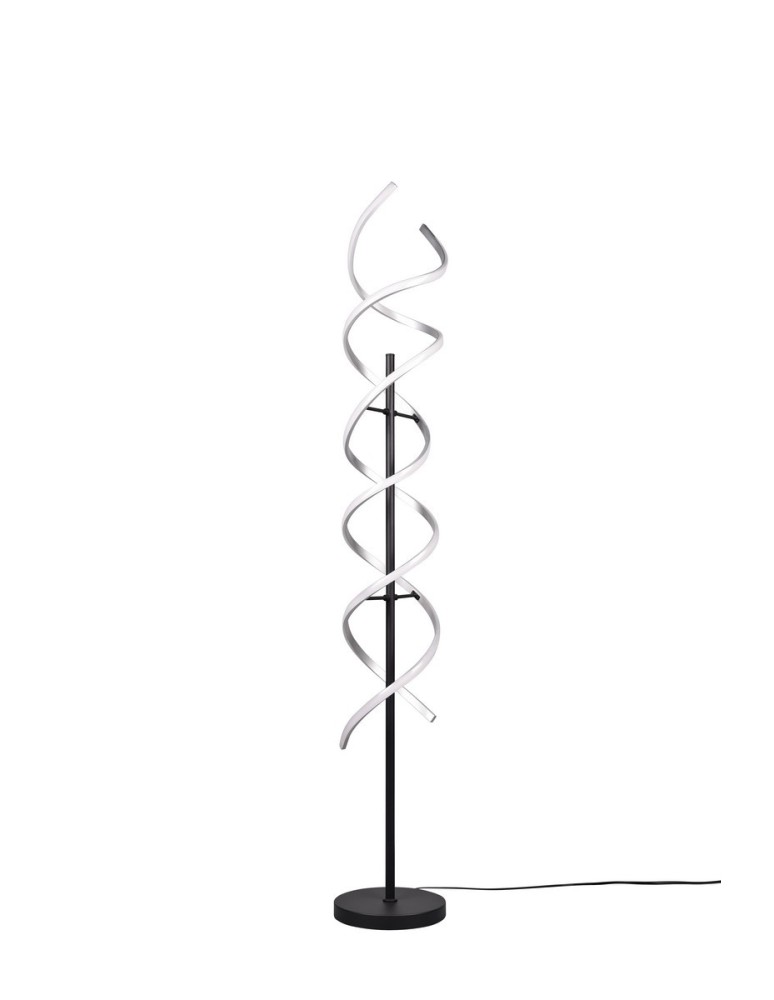 LED floor lamps - TRIO SEQUENCE Floor LED 1x32W 2300-4000K 4000lm Dimmable silver/black 441810205 - product kolory-swiatla.pl 4