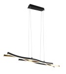 LED pendant lamps - TRIO BLAZE LED Pendant 1x35W 2300-4000K 4300lm Dimmable Gold 341210308 - product 1