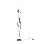 LED floor lamps - TRIO BLAZE Floor LED 1x28W 2300-4000K 3250lm Dimmable silver/black 441210305 - product 1