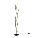 LED floor lamps - TRIO BLAZE Floor LED 1x28W 2300-4000K 3250lm Dimmable Gold 441210308 - product 1