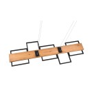 LED pendant lamps - TRIO HARPER LED Pendant 1x42W 3000K 5700lm Dimmable Black 322910532 - product 4