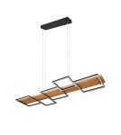 LED pendant lamps - TRIO HARPER LED Pendant 1x42W 3000K 5700lm Dimmable Black 322910532 - product 5