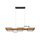 LED pendant lamps - TRIO HARPER LED Pendant 1x42W 3000K 5700lm Dimmable Black 322910532 - product 6