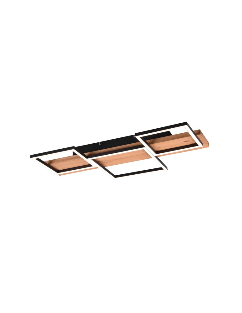 Modern ceiling lamps - TRIO HARPER LED Ceiling 1x30W 3000K 4000lm Dimmable Black 622910332 - product kolory-swiatla.pl 1