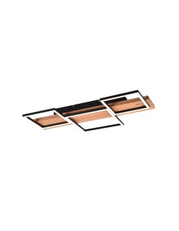TRIO HARPER LED Ceiling 1x30W 3000K 4000lm Dimmable Black 622910332
