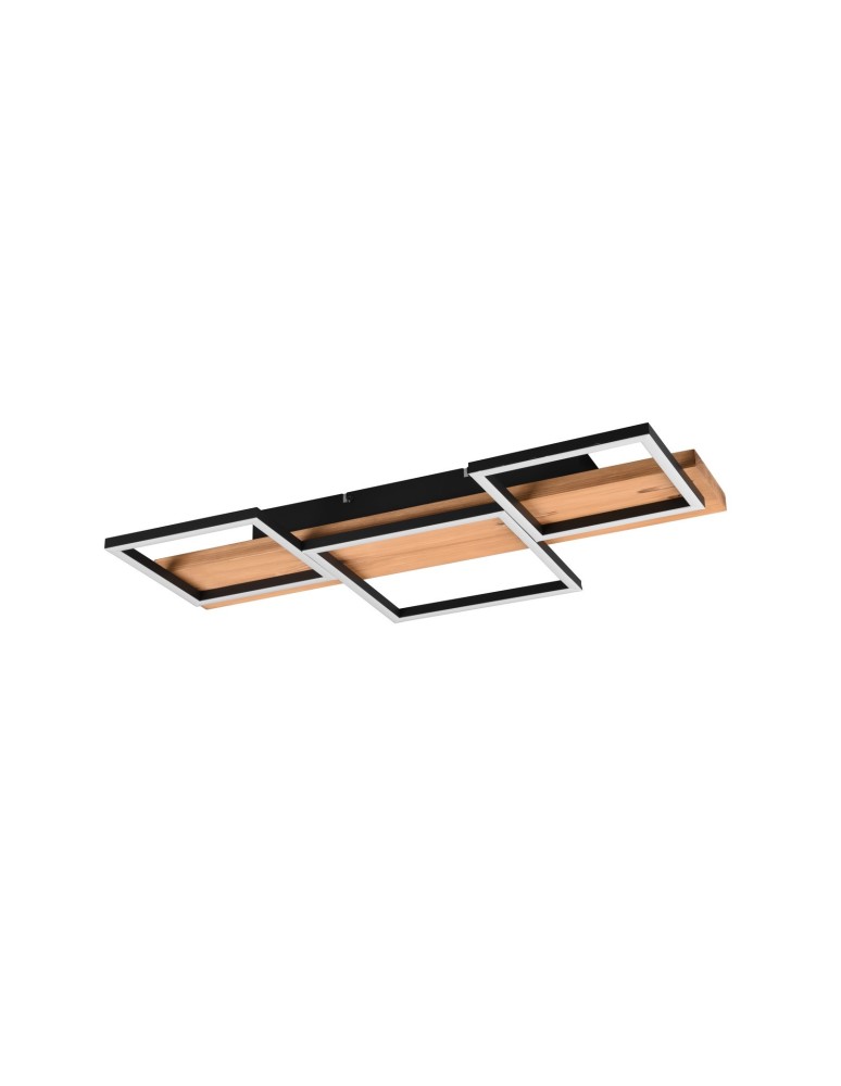Modern ceiling lamps - TRIO HARPER LED Ceiling 1x30W 3000K 4000lm Dimmable Black 622910332 - product kolory-swiatla.pl 4